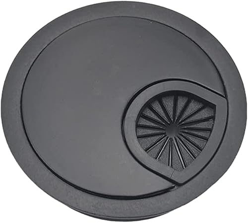 Miniatura 26 de MroMax Ojales de escritorio de aleación de zinc de 3.07 pulgadas, cubierta de agujero para cable, ojales de escritorio, organizador de cables para