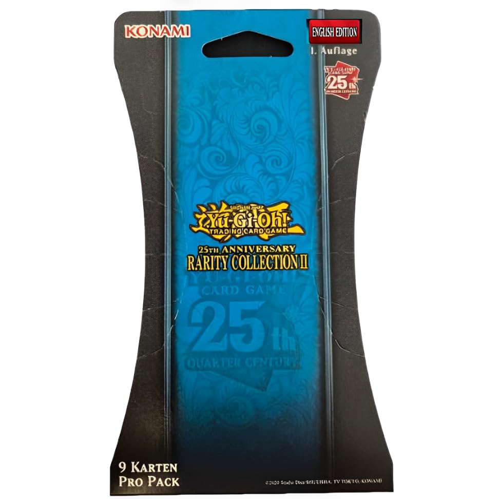 HEART FOR CARDS Yu-Gi-Oh! TCG - Special Booster - 25th Anniversary Rarity Collection II 2-Pack Blister Pack - with 1 Booster of 9 - English + Shipping Protection