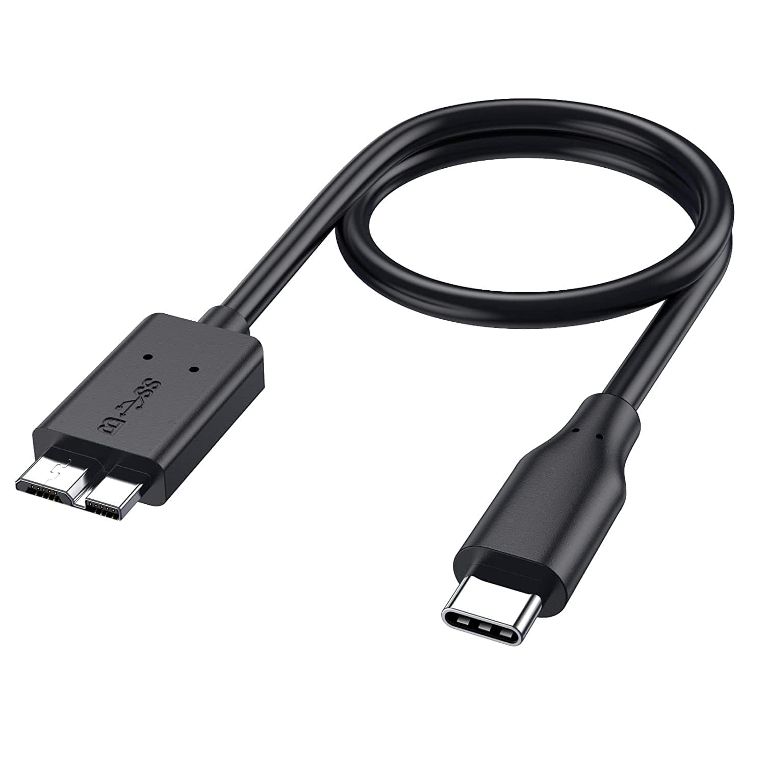 CARE CASE Usb Type C To Micro-B Usb 3.0 Cable, 10Gbps Fast Charging & Syncing Cord For Portable External Hard Drives Like Wd Elements, My Passport Seagate Expansion, Macbook Pro Air (50 Cm), Black (B0D86X5HTZ) Amazon Price History, Amazon Price Tracker