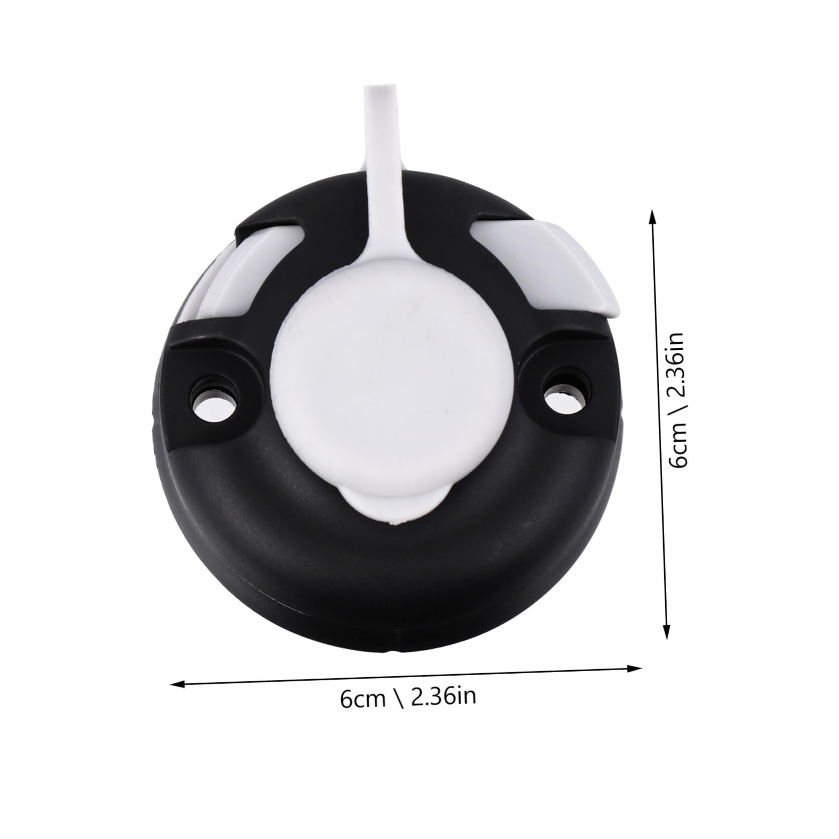 Base de Montaje Redonda para Kayak, Accesorio para Soporte de Caña de Pescar, Material Resistente Tornillos, Compacto y Portátil, Adecuado para Pesca en Bote y Canoa