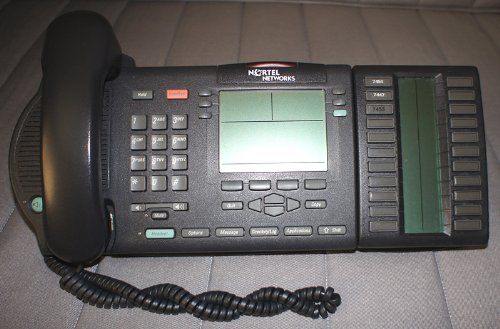 Nortel Meridian M3904 Phone Included Dual 22 Button Extension Module