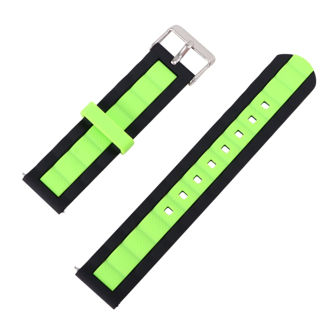 Veemoon Watch Strap Replacement Watch Band Wristband Wrist Band Wave Straps Silicone Watchband Silicone Watch Strap