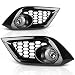 Fog Lights for Scion Im 2016 Toyota Corolla 2017 2018 (Clear Lens w/ H11 12V 55W Bulbs & Wiring Harness)