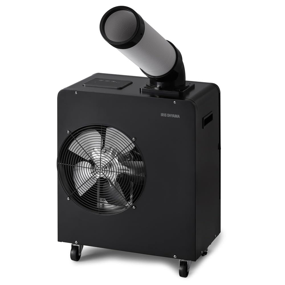 ​【未開封/未使用】アイリスオーヤマ スポットクーラー ISAC-0802-B Amazon | 【工事不要】 アイリスオーヤマ 業務用 スポットクーラー (排