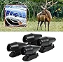 Deer Warning Whistle for Car with Extra Tapes, 4 Pack Save Deer Whistles Repellent Devices, Animal Alert for Cars Vehicles Motorcycles (Black)