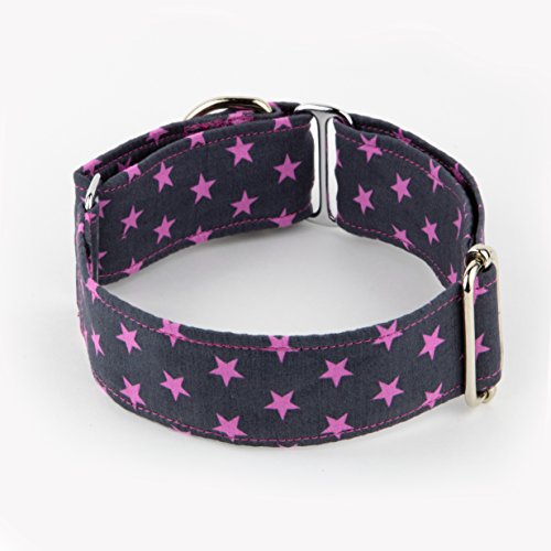 Galguita 0634438823230 Hundehalsband Star, M, rosa