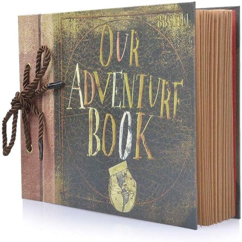 Scrapbook Photo Album Our Adventure Book - DIY Handmade Album Scr...