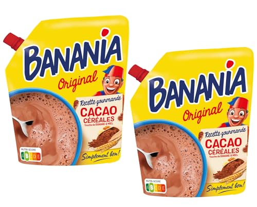 Chocolat en poudre Banania le goût gourmand de notre enfance avec une touche de banane et miel