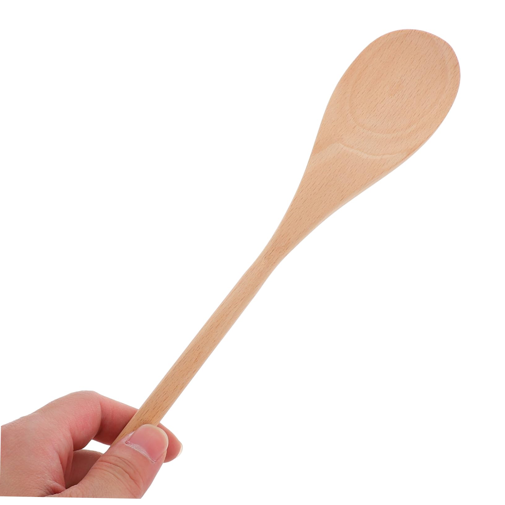 Cuchara de Madera Mango Largo 24 Piezas para Mezclar y Servir