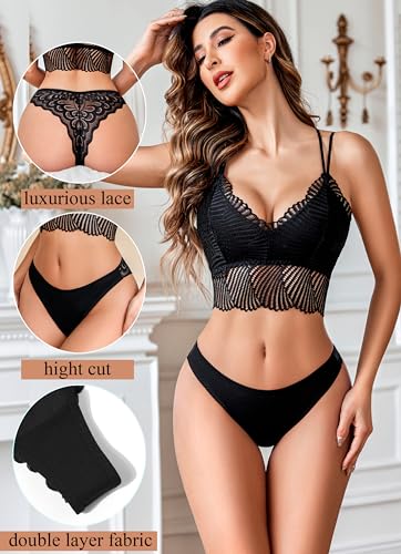 Avidlove 1 or 3 Pack Cheeky Underwear for Women Lace No Show Bikini Soft Breathe hipster panties - Image 6