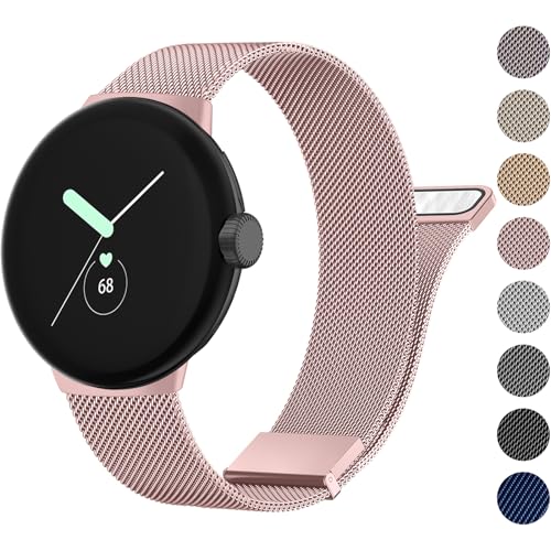 Correa Meliya acero inoxidable para Google Pixel Watch miniatura 1