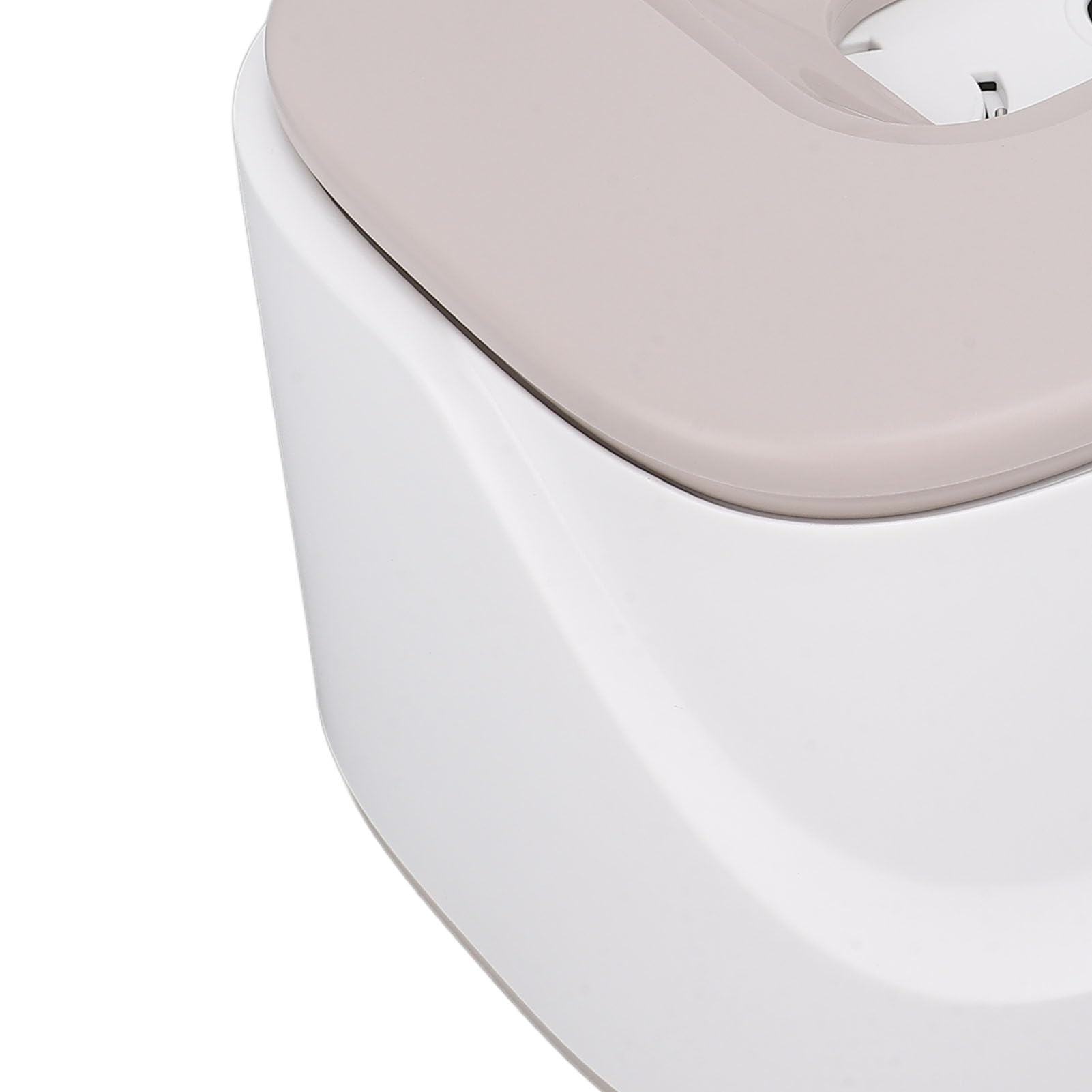 Dilwe Chauffe-lingettes Humides pour bébé, avec Veilleuse, Température Réglable, Grande capacité, pour Soins des Nourrissons (GREY)