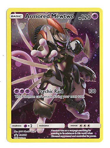 Armored Mewtwo SM228 - Black Star Promo - Exclusive Mewtwo Strikes Back Exclusive - Collectors Chest Holo Card