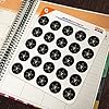 Vanderbilt University Logo 1" Planner Calendar Scrapbooking Crafting Clear Stickers #4