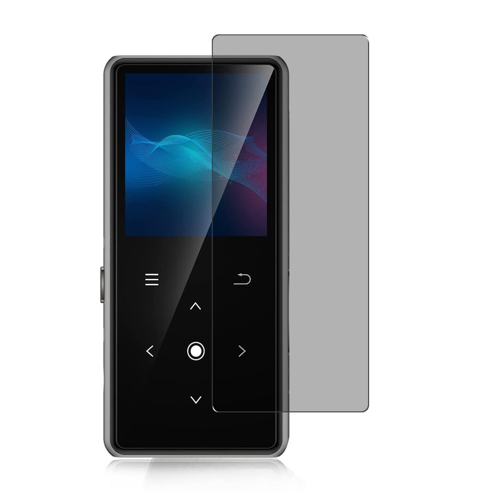 Synvy Privacy Screen Protector Film, compatible with AiMoonsa B27 MP3 Player Anti Spy Guard Sticker [ Not Tempered Glass Protectors ], Black