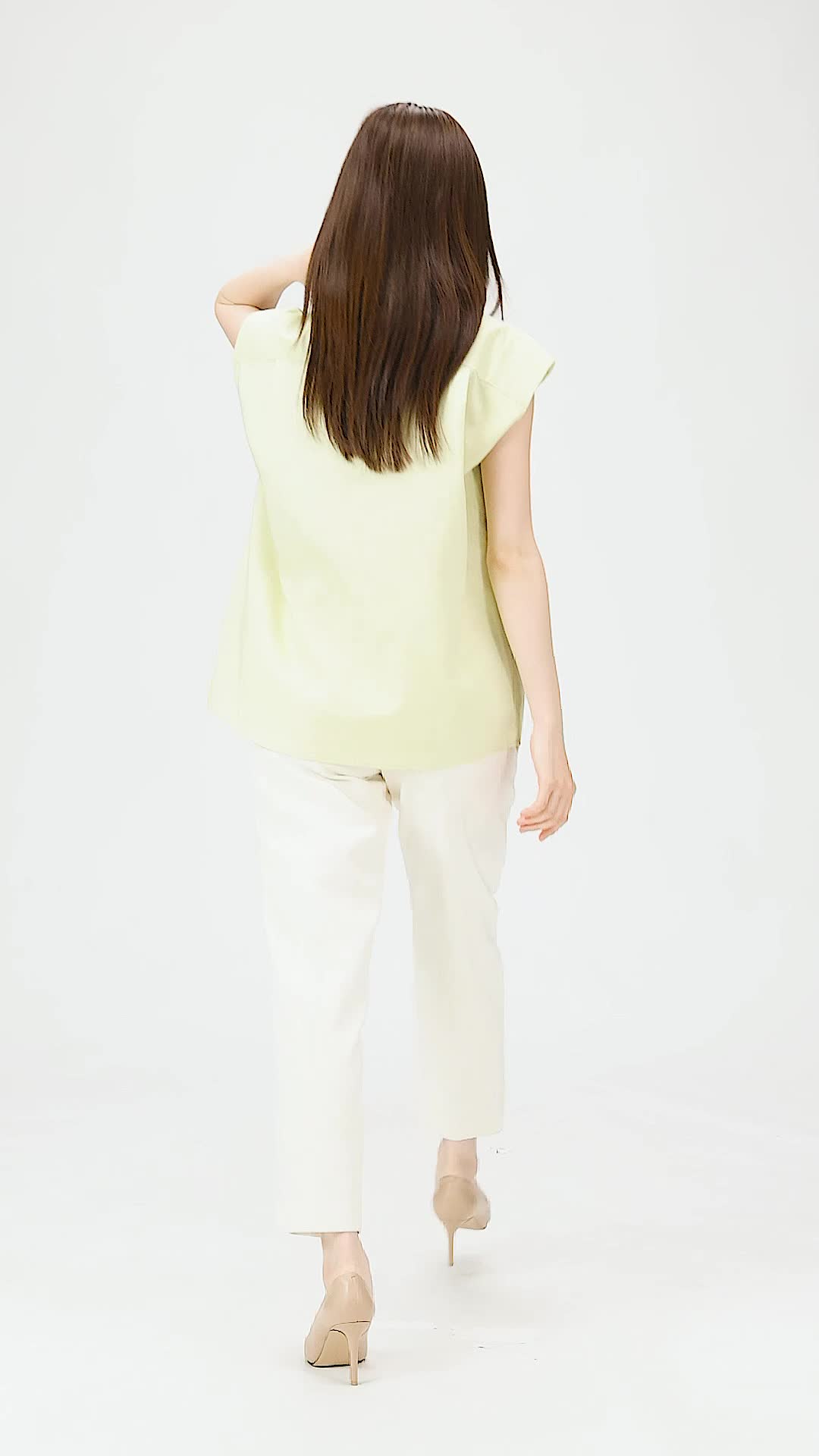 Amazon | [Mila Owen] ノースリ肩パッドシャツ 09WFB222086 レディース