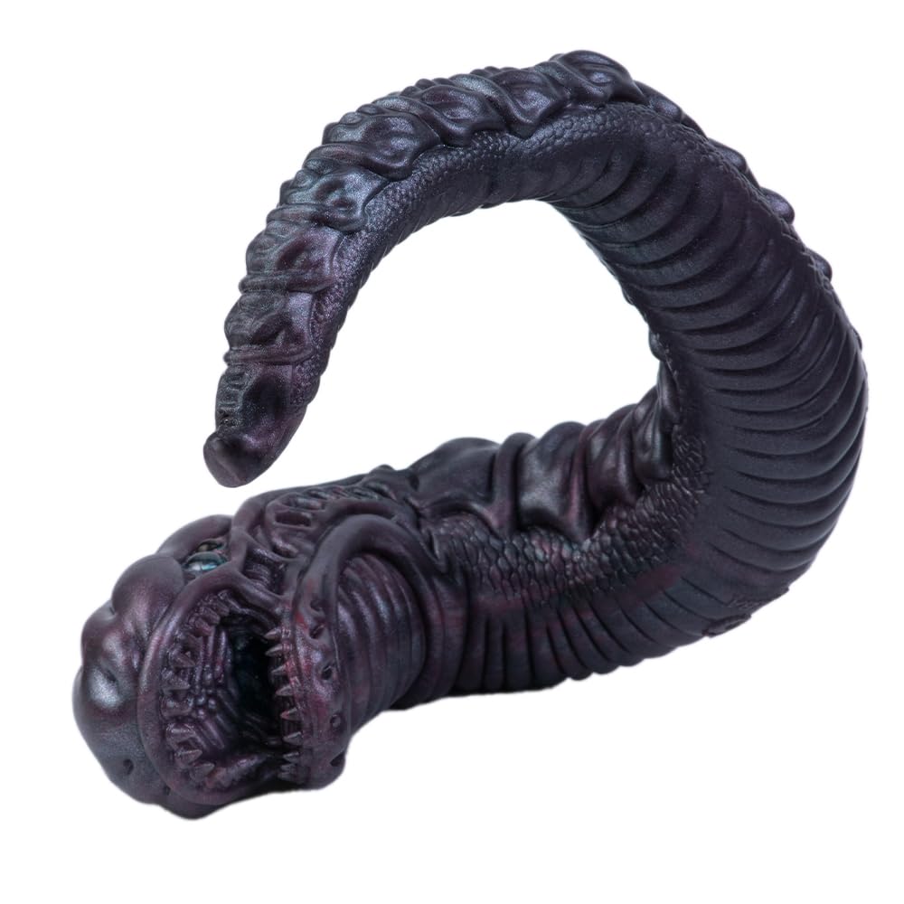 Realistische Masturbatoren Alien Tier Masturbator Taschenmuschi Silikon Masturbator Cup Monster mit Animal Vagina Analtunnel Pocket Pussy SM Fantasy Sex Spielzeug für die Männer Taschen Muschi (B)