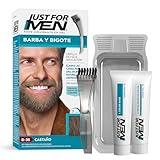 Just For Men Tinte Colorante en Gel Para Barba y Bigote,Castaño B35, Sin Amoníaco,Con Cepillo De Fácil Aplicación, 66ml