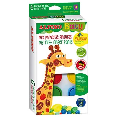 Alpino Baby Set de 6 Pinturas Dedos Cover