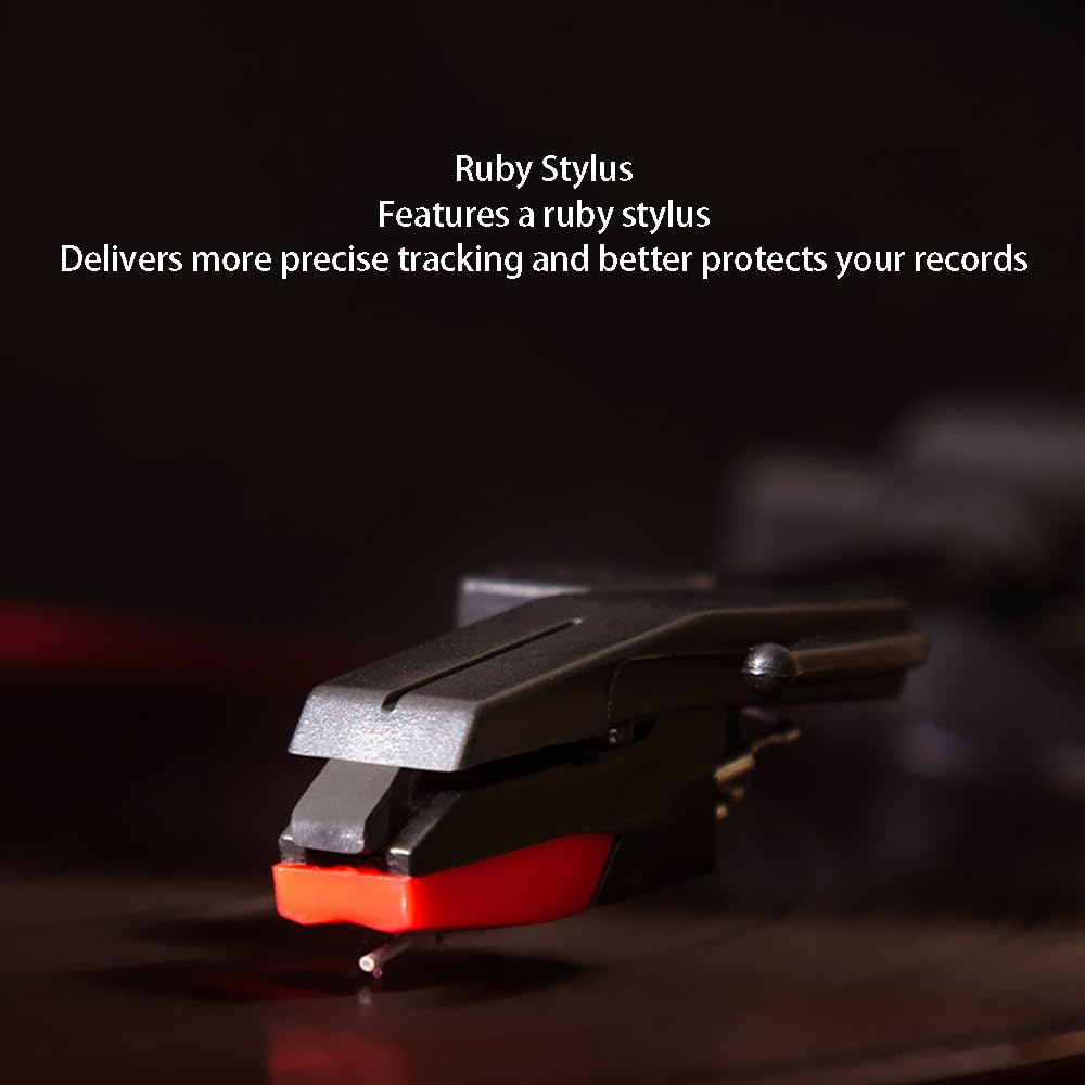 Odtwarzacz CD, muzyka, dźwięk stereo - doświadczenie uroku winylu. Idealny do domów, biur i miejsc rozrywkowych. China Red