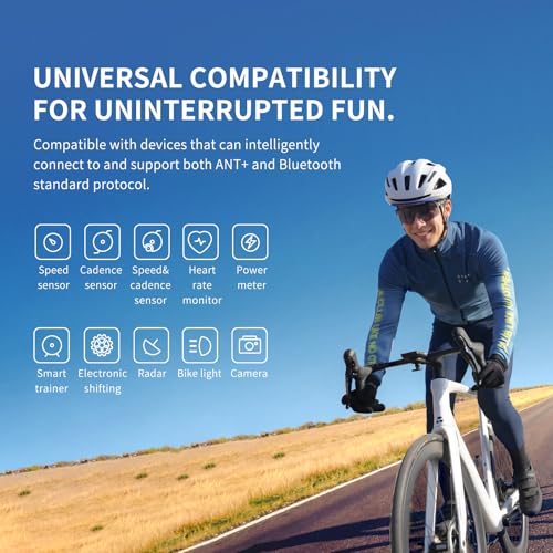 Image of GEOID CC700 Pro 2.8 inch Color Touchscreen GPS Bike /Cycling Computer, Map Navigation with Re-Route Planning, WiFi Auto-Sync, ANT+ /Bluetooth, Message Notification, IPX7 Waterproof, Free Indoor Training