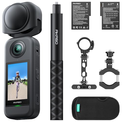 AKASO 360 Weatherproof 360° Action Camera - 5.7K 360 Video with 1/2' 48MP Sensors, 72MP 360 Photo,...