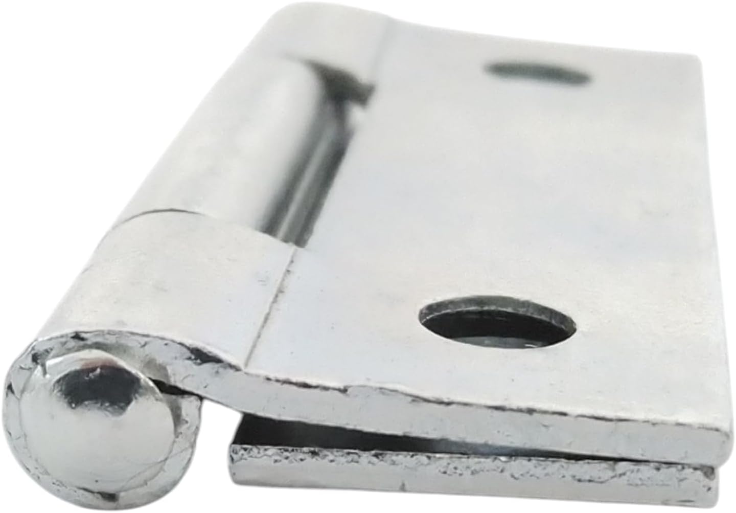 Merriway BH03799 38mm (1.1/2 inch) Bright Zinc Plated Steel Narrow Utility Hinge - Pack of 2