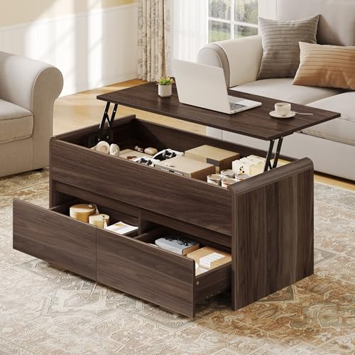 Homiflex Coffee Table Lift Top, 40 Inch Multi-Function Coffee Table