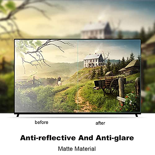 Film protecteur d'écran de télévision anti-fatigue oculaire et anti-UV pour écran de 55"