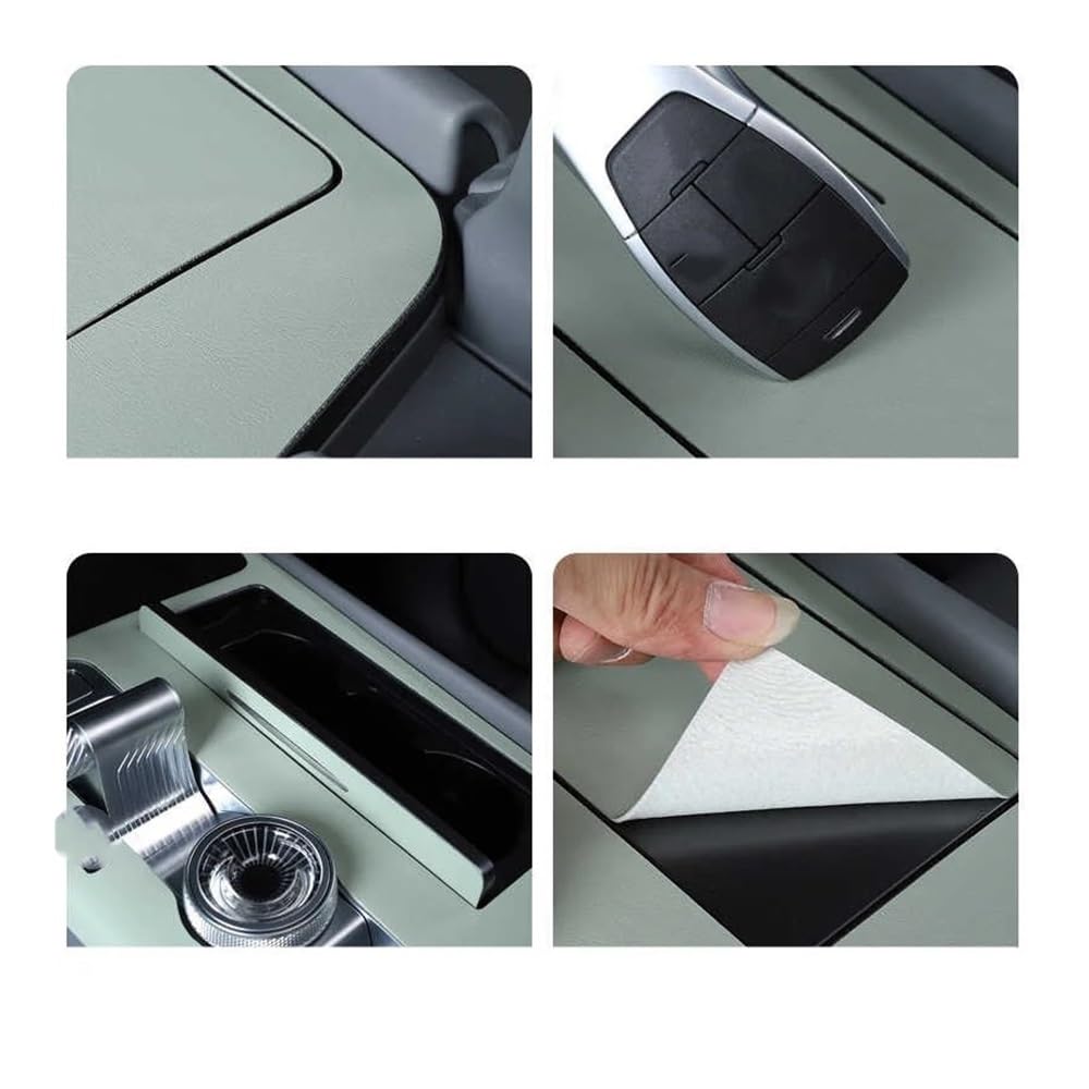 Protección salpicadero Solar para Baic para Bj30 2024-2025 Panel De Engranajes Cuero Consola Central Protección Anti-arañazos Accesorios Coche Modificación
