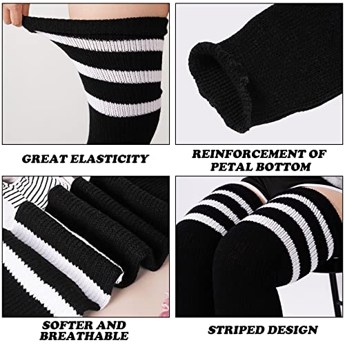 Plus Size Leg Warmers for Women, Long Knit Leg Warmers Over Knee Thigh High Sock4