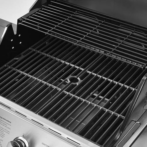 Image of 17 1 /8 inch x 12 7 /16 inch Cooking Grates Replacement for Nexgrill 720-0830MN, 720-0670E, 720-0737, Grill Master 720-0670E, Grill Chef BM616, GC610, Cooking Grid for Nexgrill Grill Grates Replacement