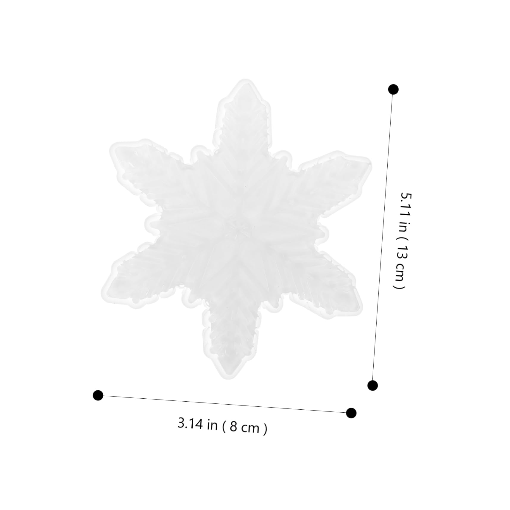 BESPORTBLE 5pièces Autocollant Antidérapant pour Snowboard Décalque De De Transparent Pad De Ski Monopode Accessoire De Glisse