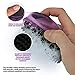 Pet Brush by Poodle Pet |Dog Soap and Shampoo Dispenser for Daily Grooming | Rinses Coat While Removing Lint and Shed Hair |For Short or Medium Hair | Soft Rubber Bristles Gentle on Skin | Purple