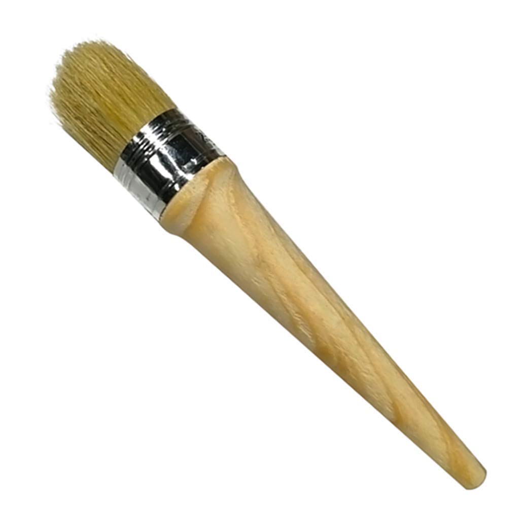 Professional Chalk Paint and Wax Brush, Round Head Paint Brush, Round