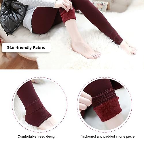 Jethrora velo forrado legging feminina plus size toeless collants controle de barriga legging cintur