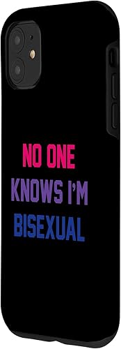 Miniatura 8 de Funda divertida para iPhone 1212 Pro Nadie sabe que soy bisexual bi, orgullo LGBT LGBTQ Bi