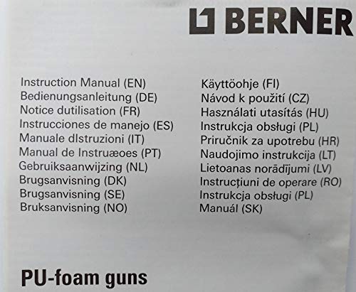 Berner Brunnen-Schaum 1-K Set mit Pu-Schaum-Pistole