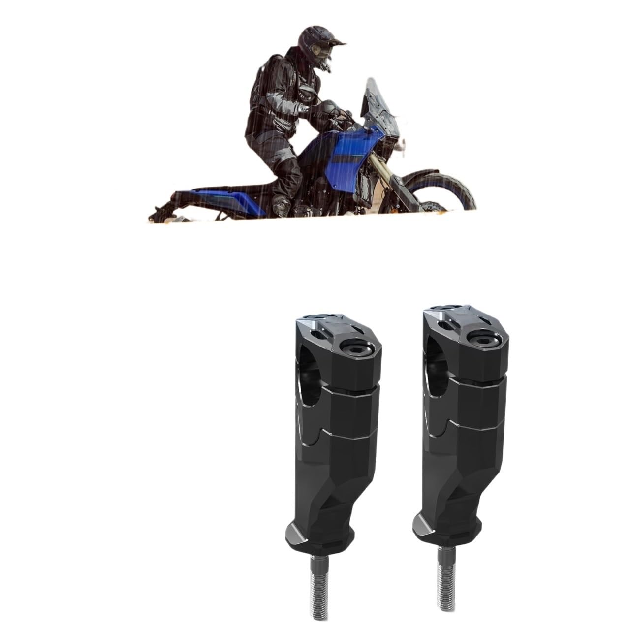 Podstawki Kierownicy 20mm Podwyższenie Uchwytu Pasuje Do Yamaha Tenere 700 /Rally Edition 2019 2020 2021 2022 2023 2024 Zacisk Wspornika Kierownicy Riser zacisk Adapter