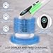 Electric Spin Scrubber, Electric Spin Cordless Tub and Tile Scrubber with Voice Broadcasting 3 Speed 9 Replaceable Clean Heads Power Spin Scrubbers