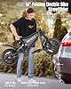 ANCHEER 14" Folding Electric Bike for Adults, 22MPH Ebike with 350W Motor[Peak 500W], 48V 374Wh Battery, Dual Shock Absorber,Brake Taillight, Cruise Control, UL 2849 Certified Electric Bicycle #4