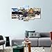 Wall Art Painting 5 Panel Old Classic and Vintage Cars at Rural Junkyard in Winter Painting Pictures Print On Canvas Car The Picture for Home Modern Decoration Stretched by Wooden Frame Ready to Hang