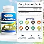 Best Naturals L-Carnitine 1000mg 60 Tablets (60 Count (Pack of 1)) - Image 2