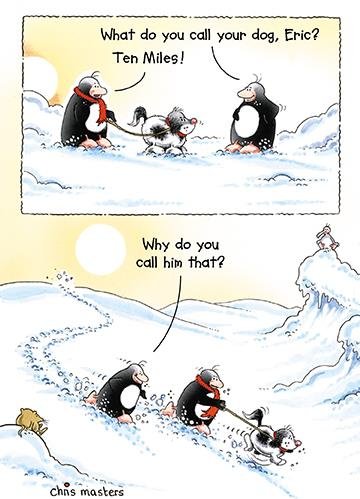 Humorous Birthday Card (PH-EPG0221) Ten Miles - Eric the Penguin