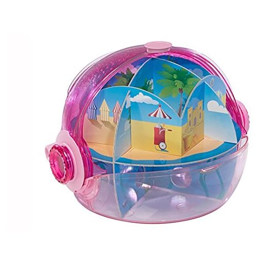 Habitrail Cage Ovo Maison Petits Animaux Rose Diamètre 34 cm