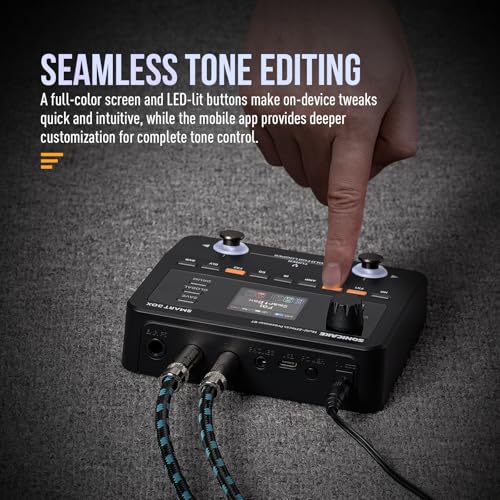 image for SONICAKE QME-20 Smart Box - Multi Effects Pedal for Guitar with 130+ E