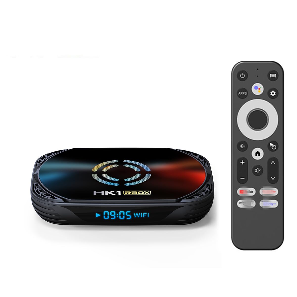 Android 14.0 TV Box, HK1RBOX X50 Smart TV Box S905A/X5M Quad Core Arm Cortex A53 Supporto 8K 3D 2.4/5.0Ghz WiFi BT5.0 10/100M Ethernet DLNA HDMI2.0 USB3.0,4gb+64gb