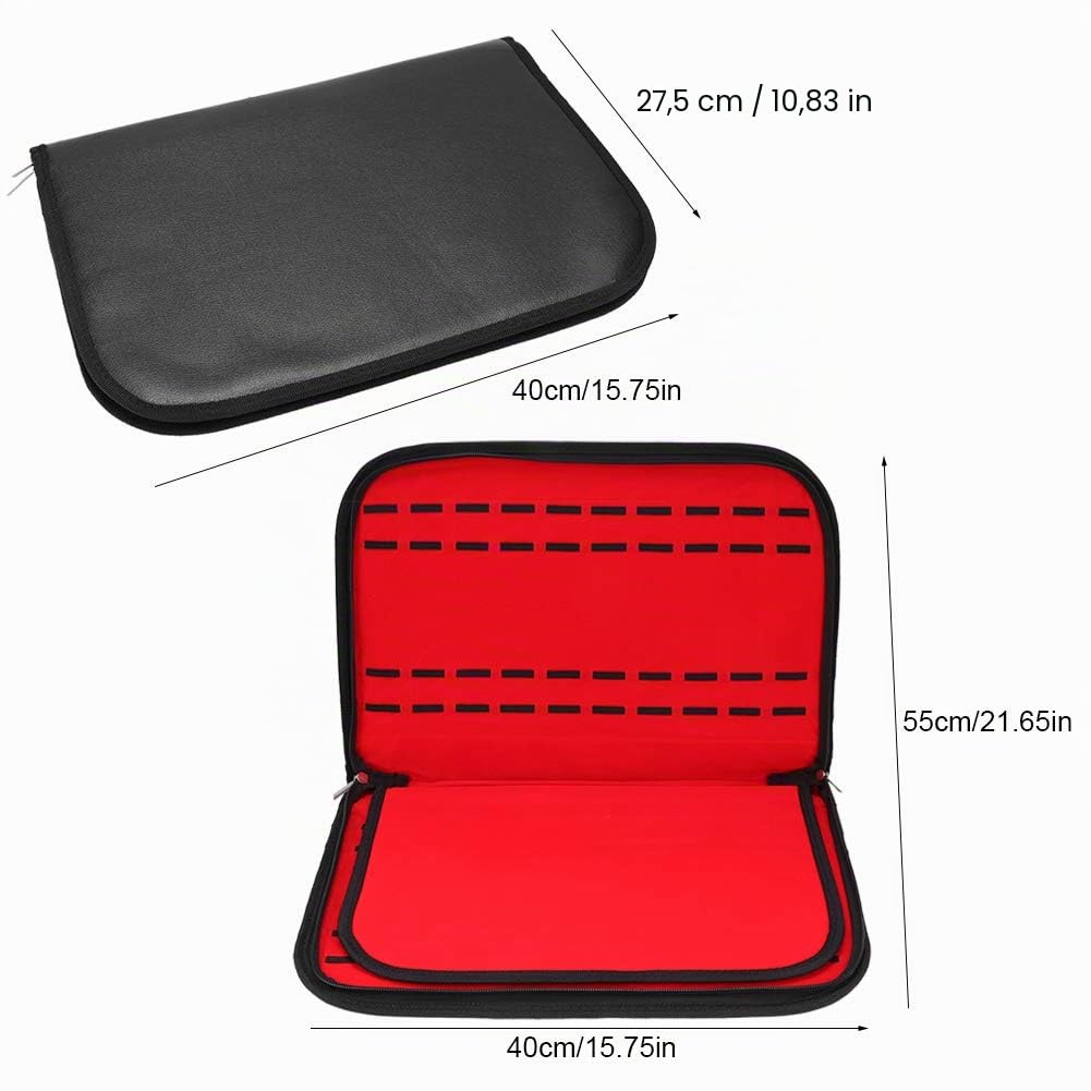 Boîte de Rangement pour 20 Montres, Étui en PU et Tissu Bloqué, Protection Contre Les Rayures et Dommages, Organisation Sécurisée pour Montres et Bijoux
