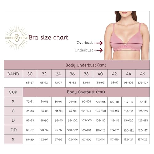 Image of Inner Sense Organic Cotton Bamboo Nursing Bra for Women I High Coverage Feeding Bra with Lace Detailing on Neckline I Non Padded Maternity Wear with Wirefree Design