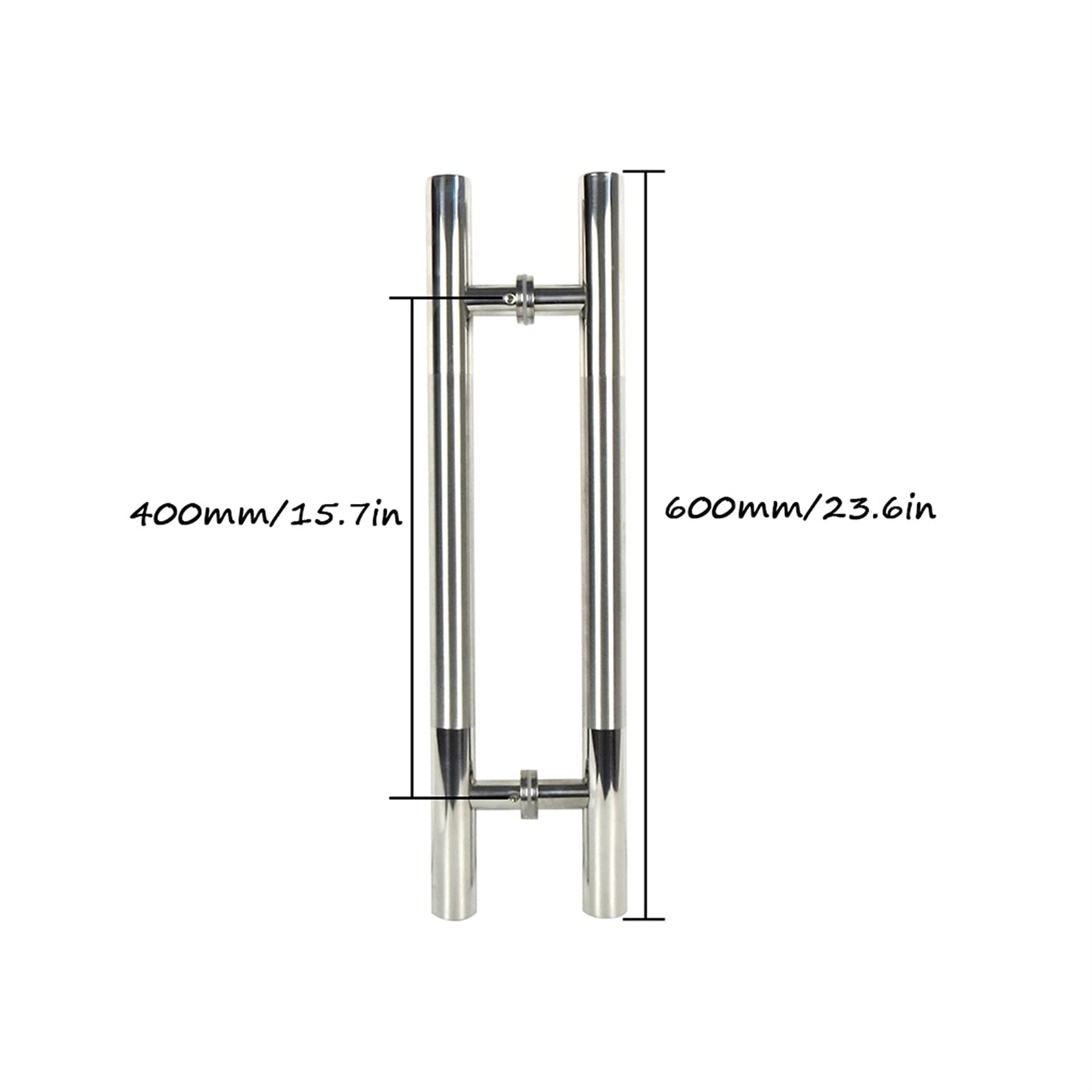 Herrajes para Puertas: Manilla para Puerta de Cristal Grueso, Manilla de Acero Inoxidable, Manilla de Empuje/tracción para Puerta de Madera, Accesorios Modernos para Puer